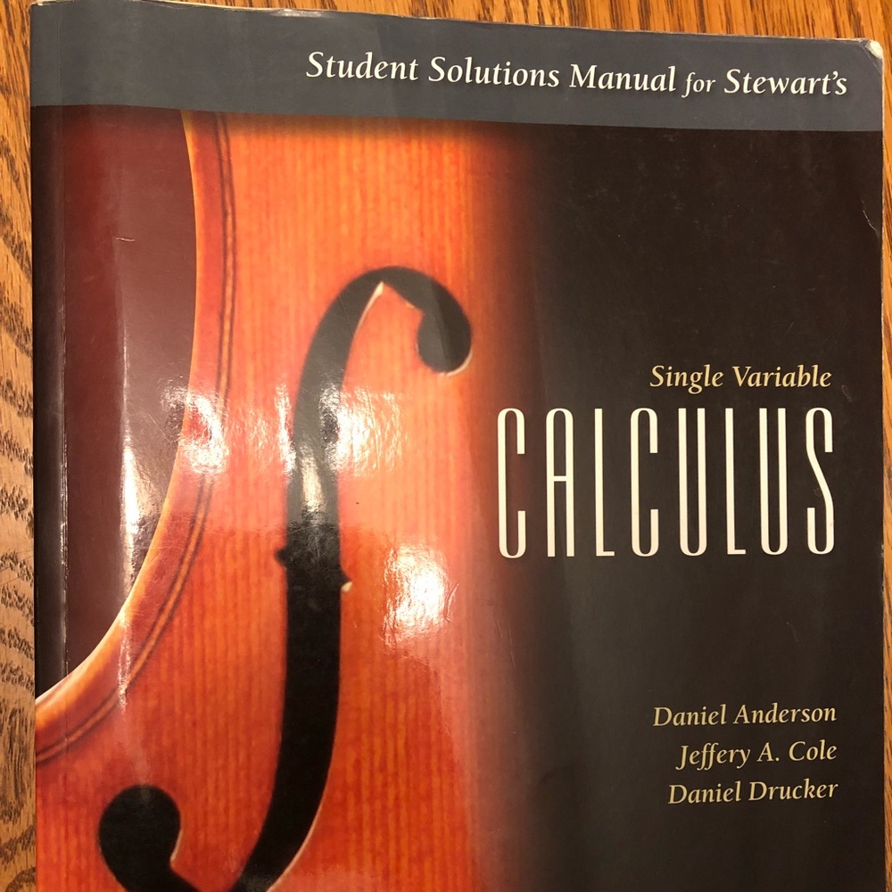 Single variable Calculus Solutions